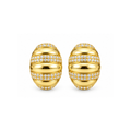 14K Yellow Gold Zirconia Earrings