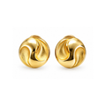 10K Yellow Gold Zirconia Earrings – 2.0 DWT
