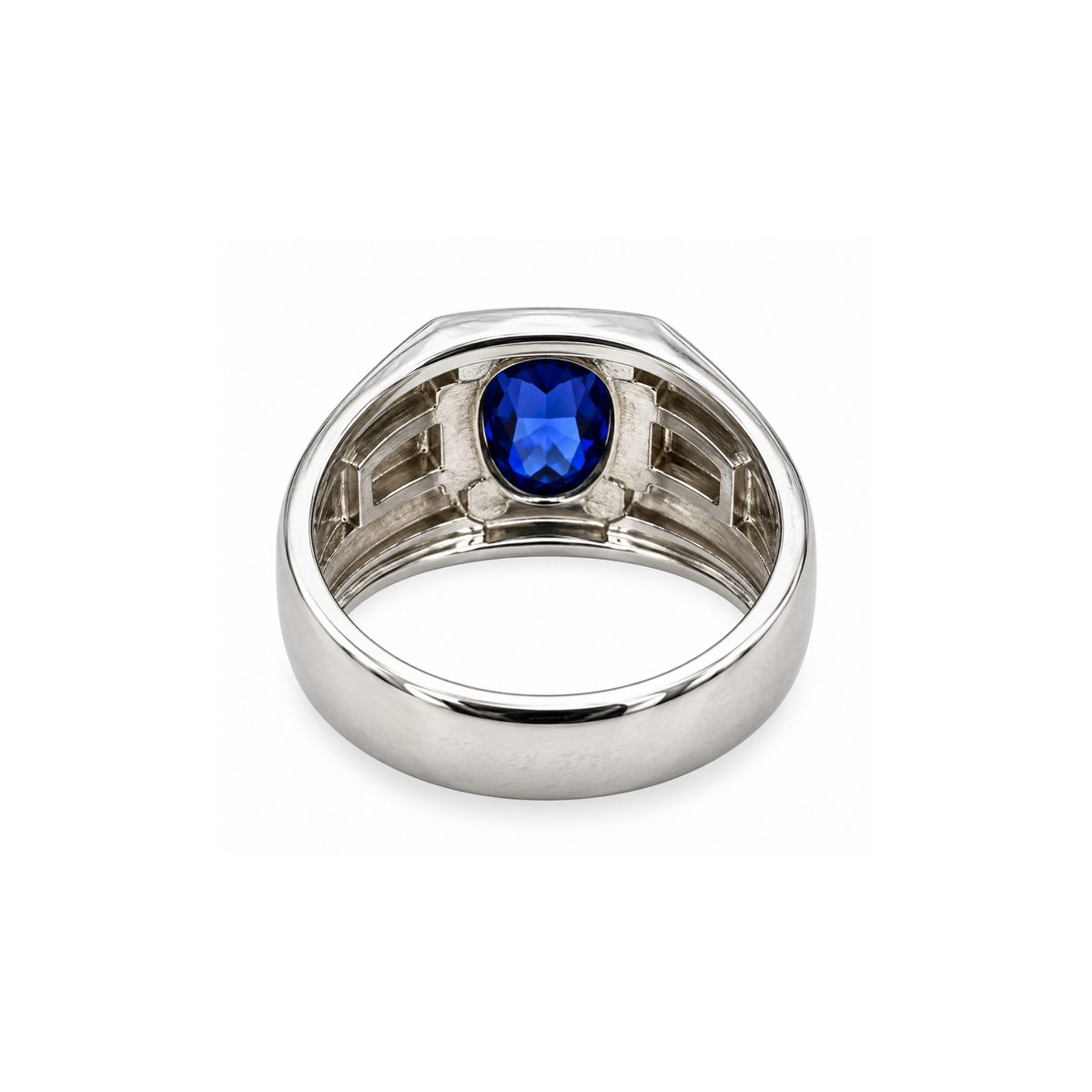 18K Two-Tone Gold Diamond Men’s Ring