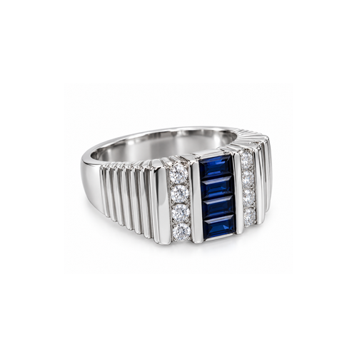 10K Yellow Gold Zirconia Men’s Ring