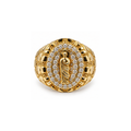14K Two-Tone Gold Diamond Men’s Ring – 0.36 CT – Size 10.5