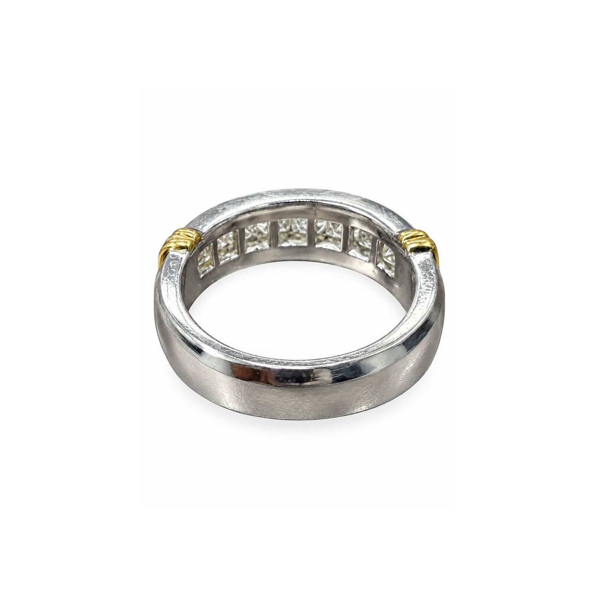 14K Two-Tone Gold Ring – White & Yellow Gold