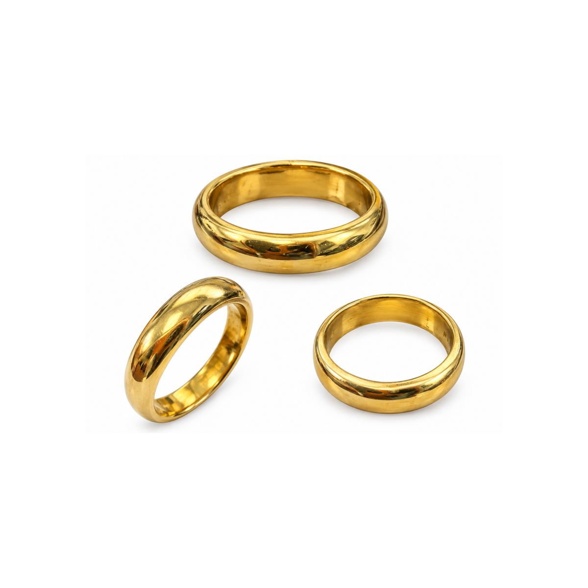 14K Yellow Gold Men’s Zirconia Ring