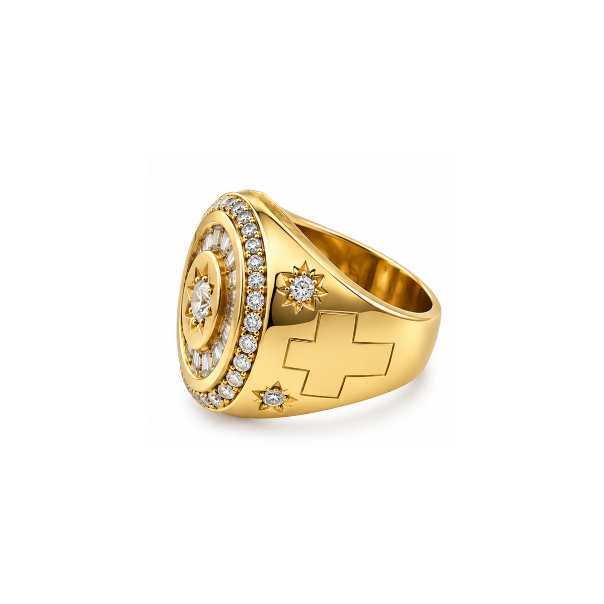 18K Yellow Gold Men’s Ring – Size 6 1/2 – 6.53g / 4.30 DWT