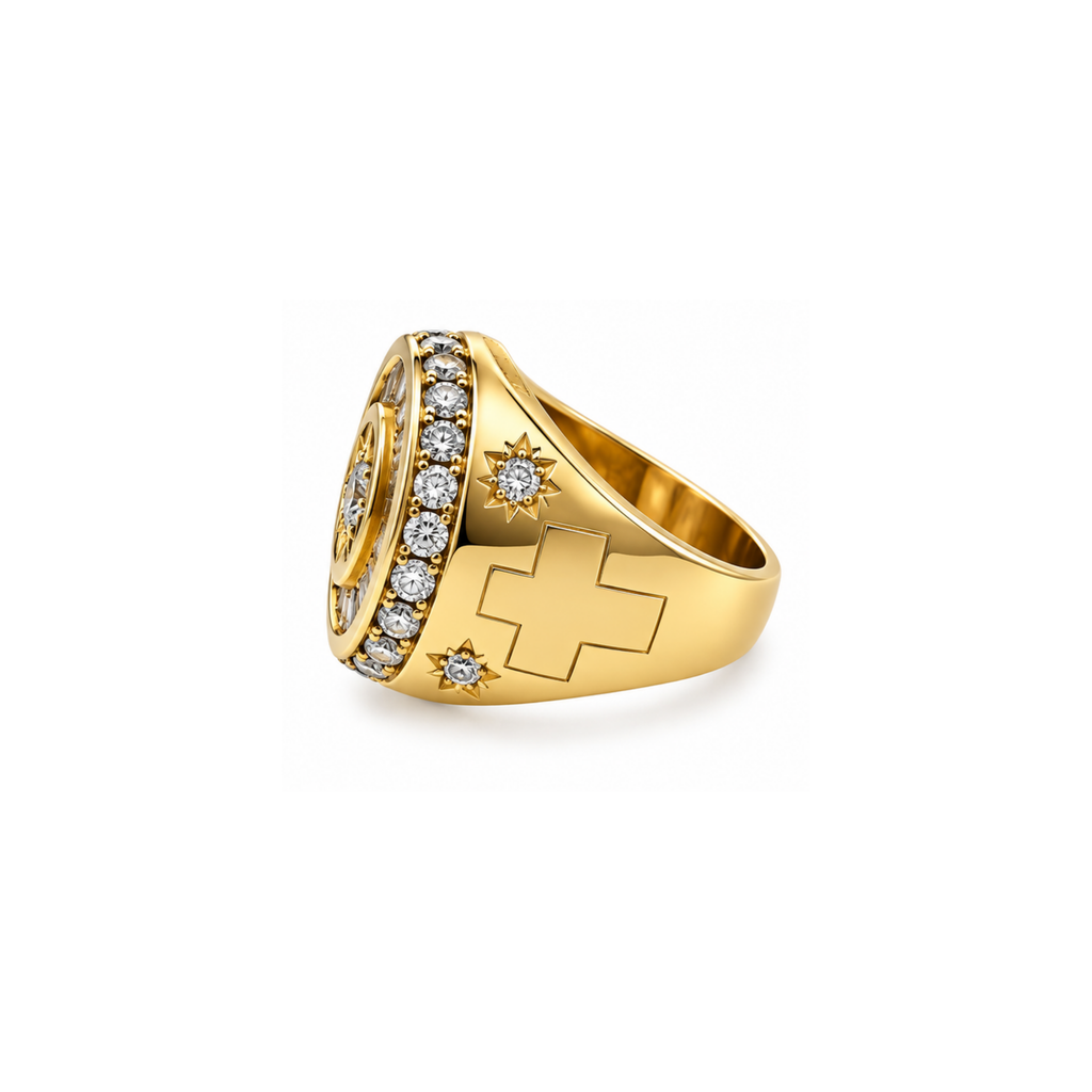 18K Yellow Gold Men’s Ring – Size 6 1/2 – 6.53g / 4.30 DWT