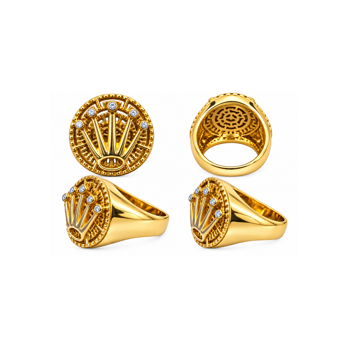 14K Yellow Gold Ring – 17.7 DWT – Size 10