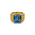 14K Yellow Gold Zirconia Ring – Size 11