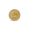 14K Gold Crown Ring
