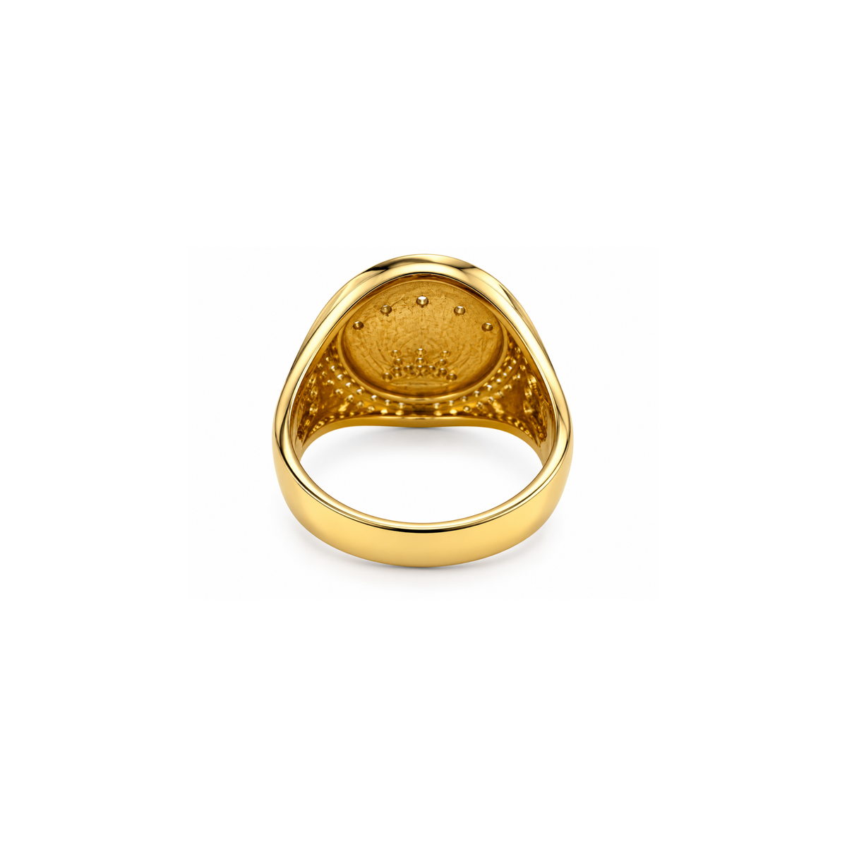 14K Gold Crown Ring