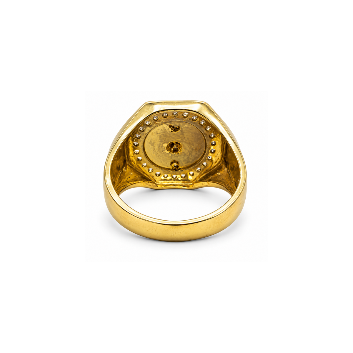10K Yellow Gold Cubic Zirconia Ring – Size 10