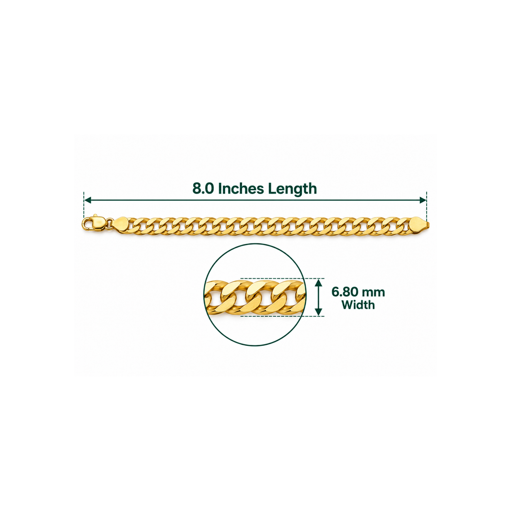 14K Yellow Gold Link Bracelet
