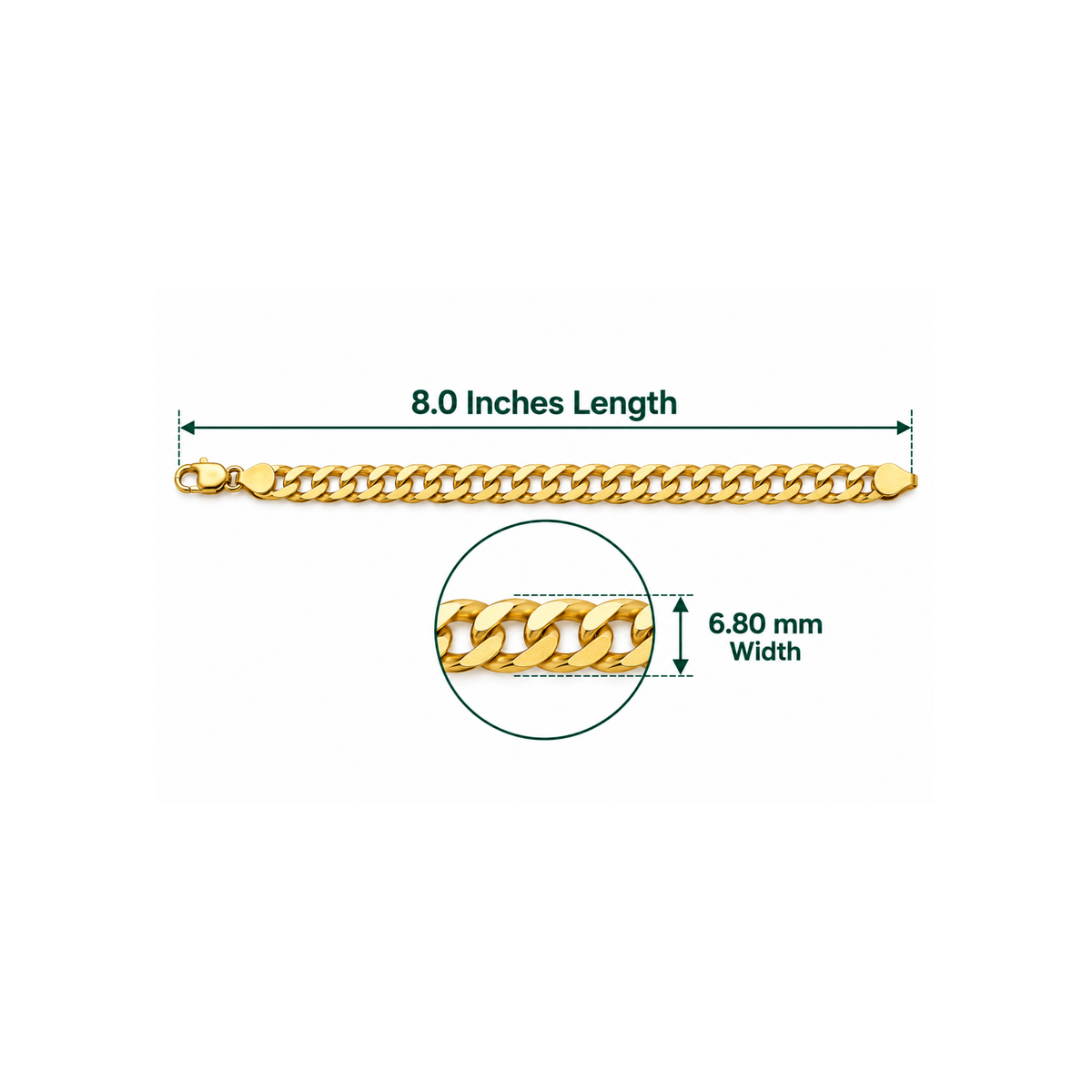 14K Yellow Gold Link Bracelet