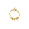 14K Yellow Gold Zirconia Bracelet