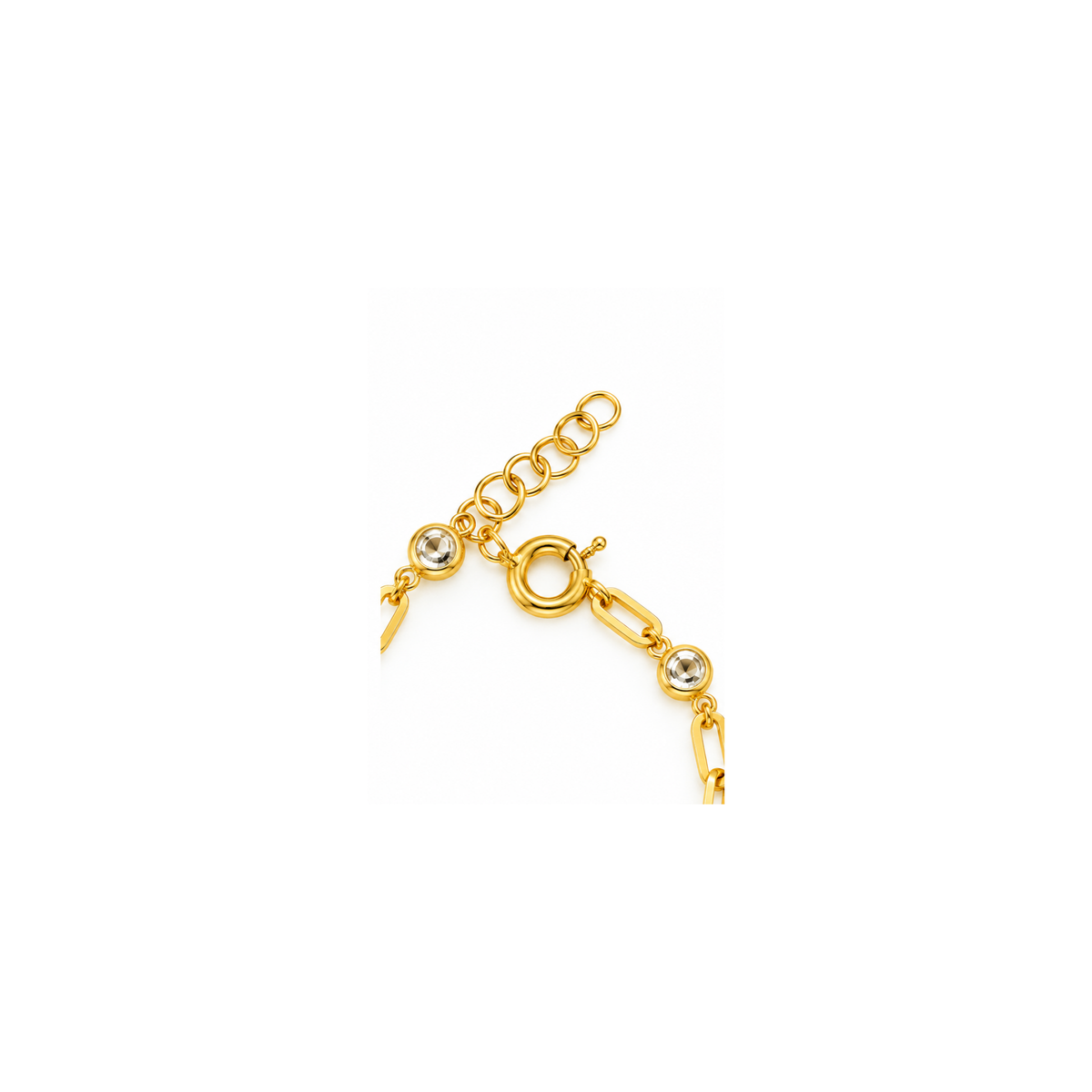 14K Yellow Gold Zirconia Bracelet