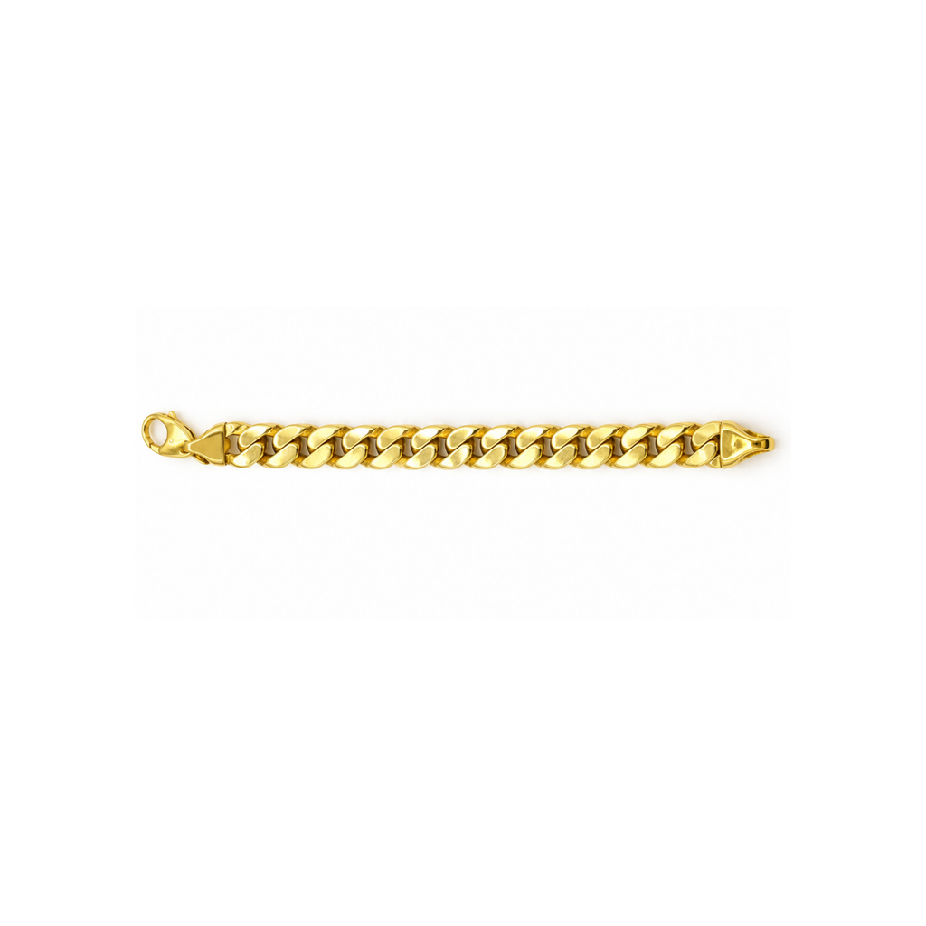 14K Yellow Gold Statement Link Bracelet