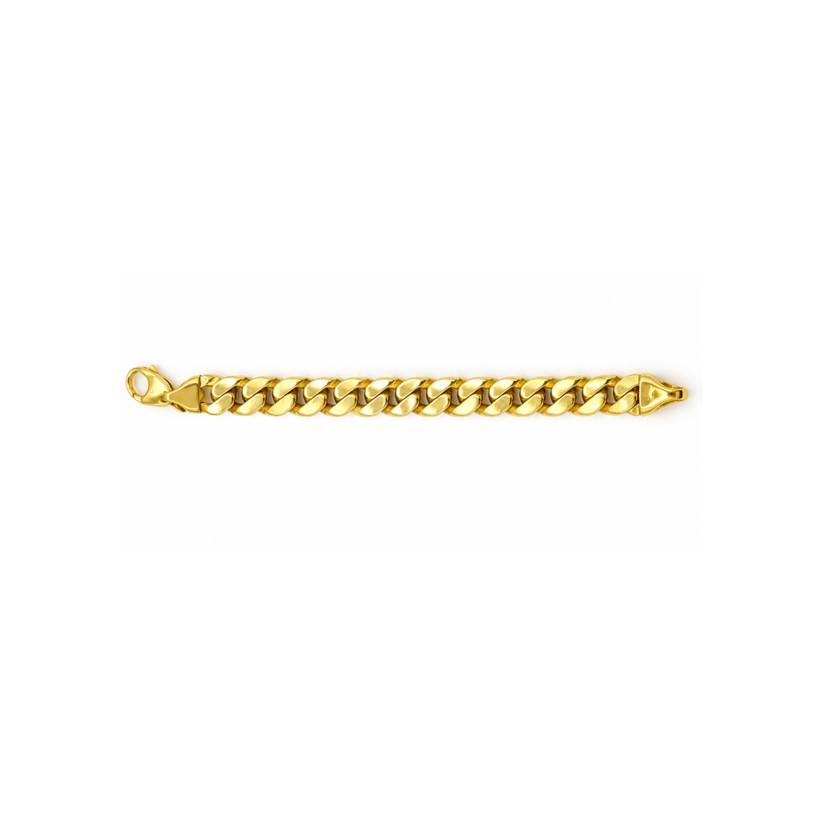14K Yellow Gold Statement Link Bracelet
