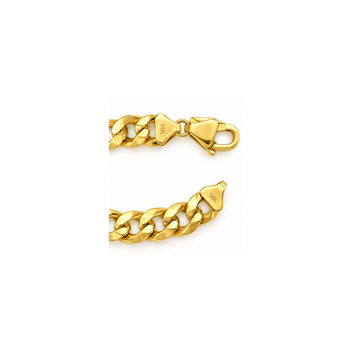 14K Yellow Gold Cuban Link Bracelet