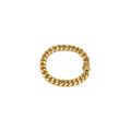 14K Gold Cuban Link Bracelet – Diamond Clasp