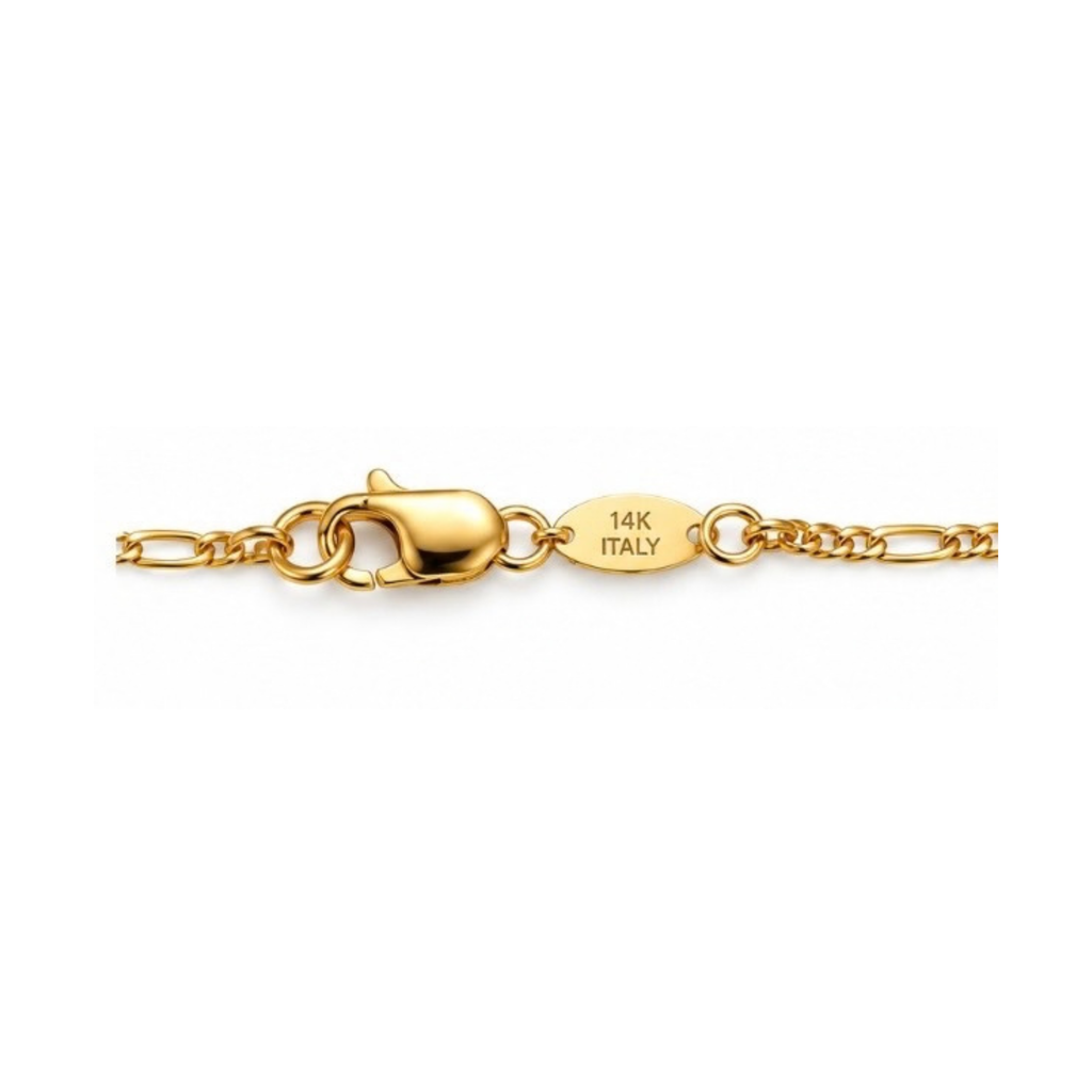14K Two-Tone Gold Star Necklace