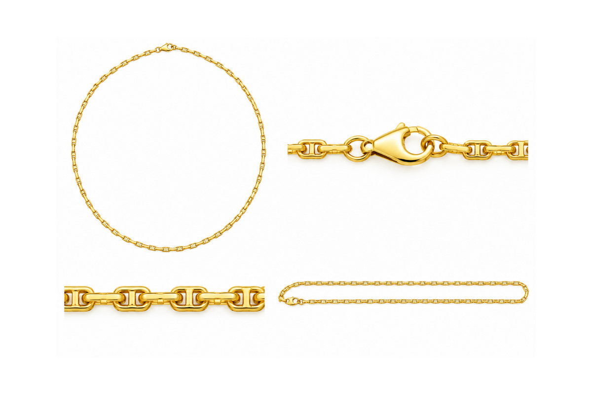 14K Yellow Gold Necklace – 21