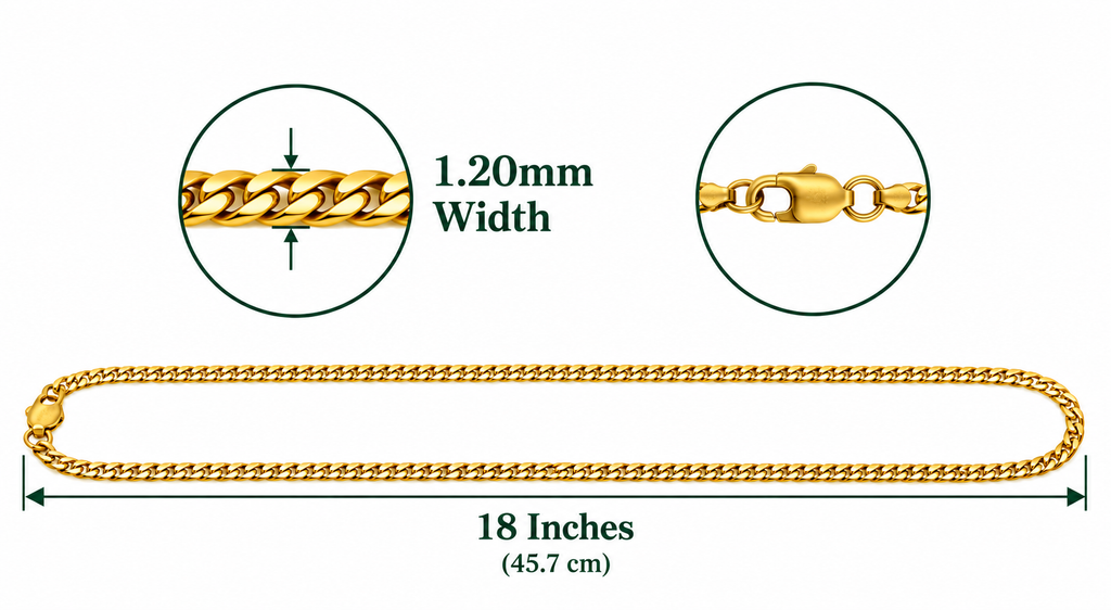 14K Yellow Gold Chain – 4.20 Grams