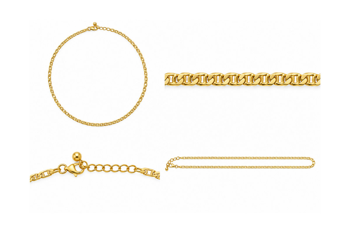 14K Gold Mariner Necklace – 18
