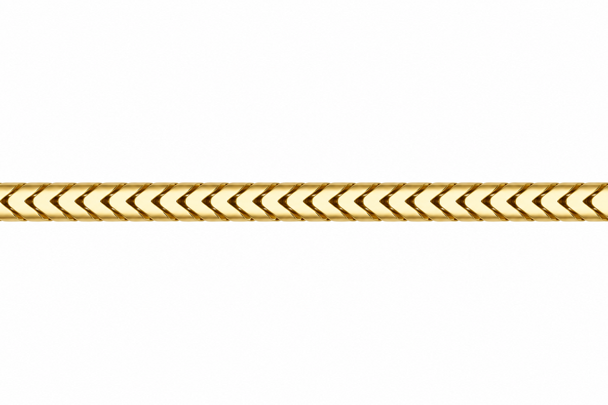 14K Yellow Gold Clover Necklace