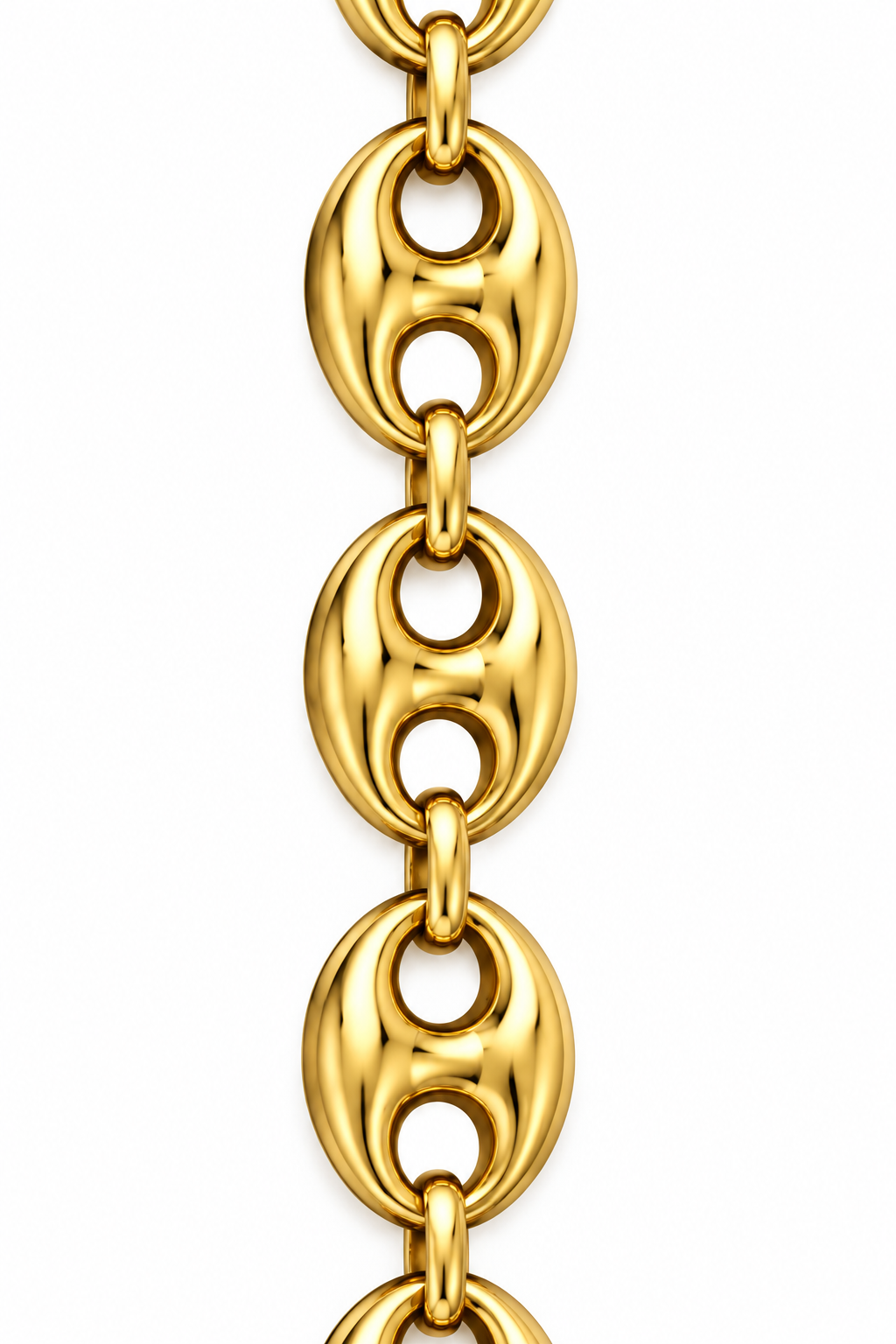 14K Yellow Gold Mariner Link Necklace with Heart Clasp – 17